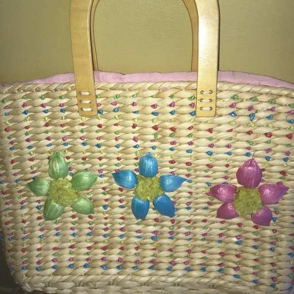 🌸Beautiful Straw Purse - Picture 2 of 5